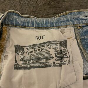 Levi's 501 Blue Jeans